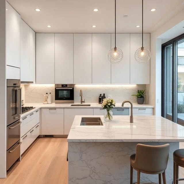 House with solar panels on roof